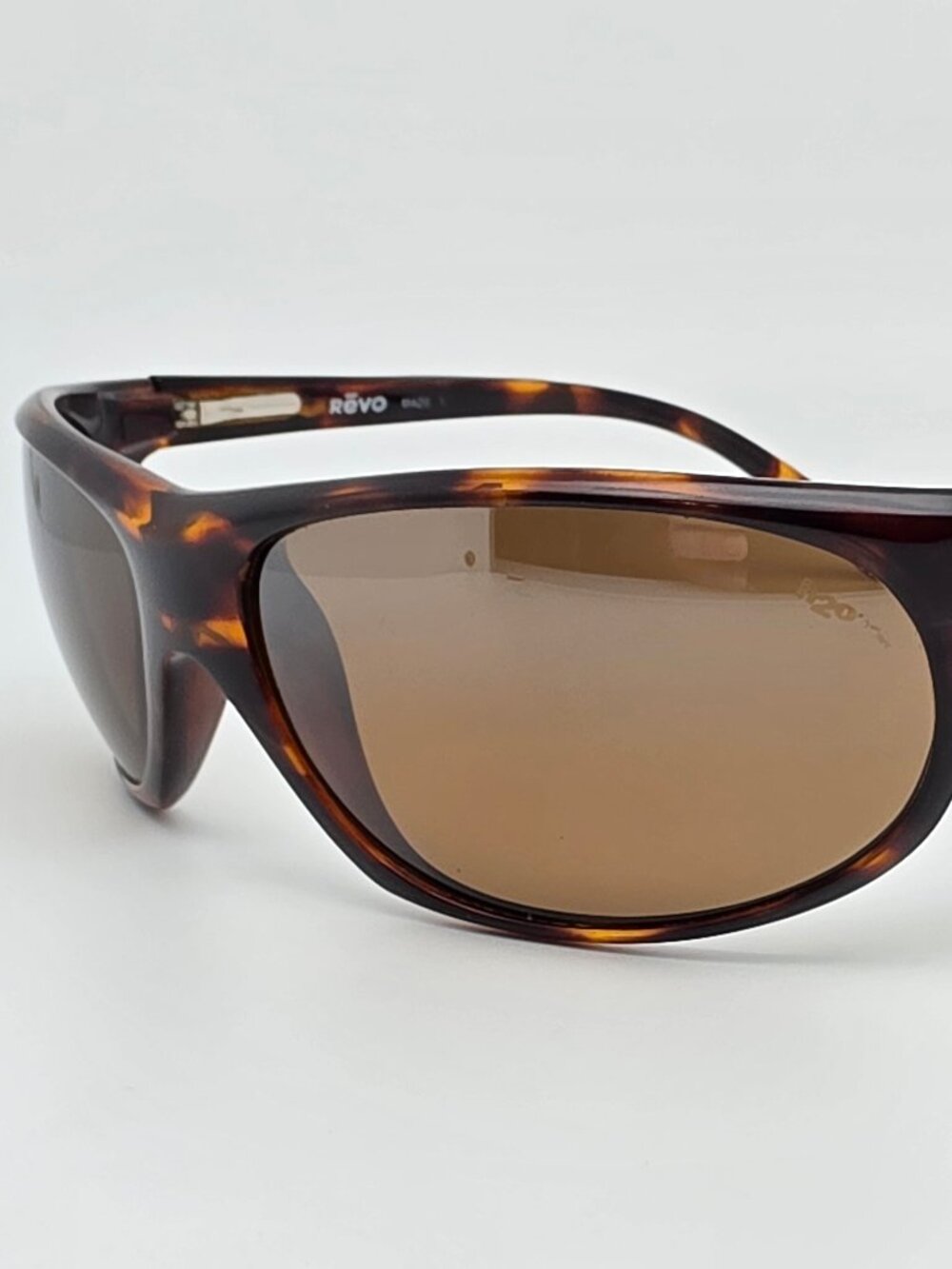Revo 4017 804/K2 Tortoise Frame H2O Polarized Silver Mirror Glass Sunglasses